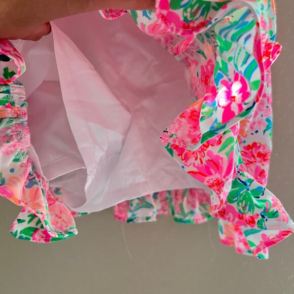 MOVING SALE: Lilly Pulitzer Floral romper dress - Picture 9 of 11